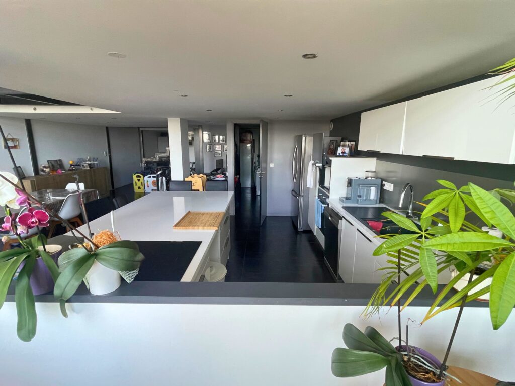 Cuisine depuis salon